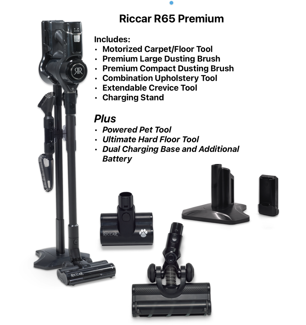 Riccar R65 Cordless Stick Vacuum — KEYSTONE VACUUM